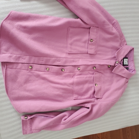 💜 Purple Reclaim Vintage Shacket - Picture 4 of 10